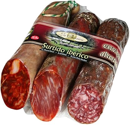 España Chorizo, Salchichón y Lomo Ibéricos - 900 gr: Amazon.es ...