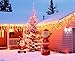 Christmas Inflatable 4 feet LED Lighted Waving Santa Electric Blow-Up Yard Party Decoration for Xmas Airblown Inflatable Outdoor Christmas Decoration for Indoor and Outdoor