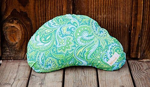 Littlebeam Breastfeeding Pillows - Comfortable and Supportive for Positioning you and your Baby - Green Paisley