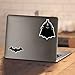 Batman Bat DC Comics T Shirt & Exclusive Stickers Charcoal (Medium)