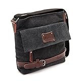 Zebella Casual Canvas Messenger Shoulder Bag Ipad Travel Portfolio Satchel Bag