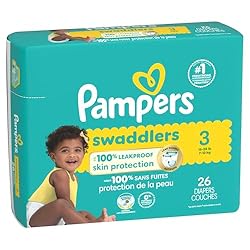 Pampers Baby Diapers - Swaddlers - Size 3, 26