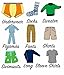 Boy Decals Dresser Clothing Labels Dresser Labels Kids Drawer Stickers Organizing Decals