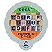 Double Donut Medium Roast Decaf Coffee Pods, Pumpkin Spice Flavored, for Keurig K-Cup Machines, 24 Single-Serve Capsules per Box