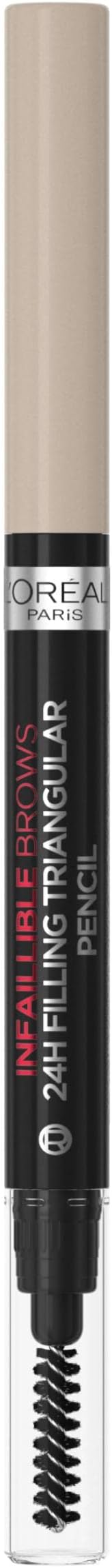 L'Oreal Paris Brow Liner Triangular Pencil Light Cool Blonde 8.0 24H Wear