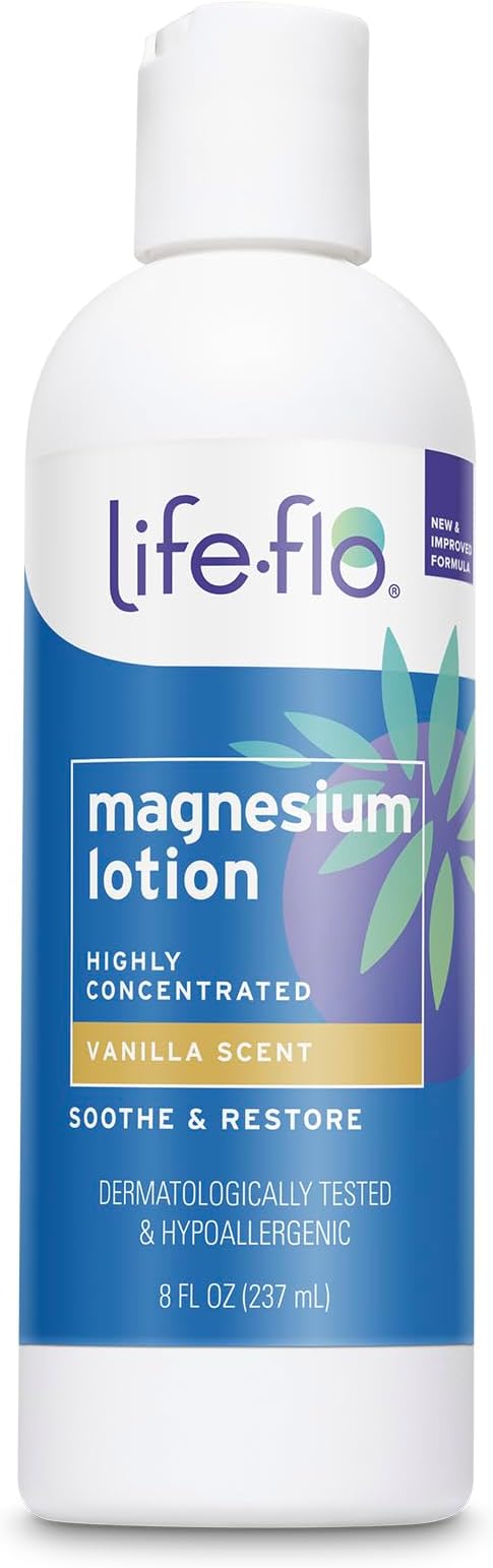 Life-Flo Magnesium Lotion 8oz Zechstein Seabed Muscle Massage Relaxation