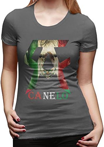 ZONEM Women's Canelo Alvarez Logo T-shirts DeepHeather