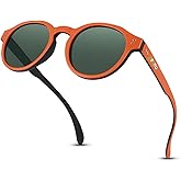 AEANU Polarized Sunglasses for Men & Women, Medium Face Fit (135mm), Light Tint Lens for Driving & Everyday Outdoor Wear