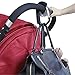 2pcs X-Large Carabiner Stroller Hooks Durable Stroller Hanger Organizer for Purse Shopping,Grocery and Diaper Bag - 14cm (5.5