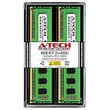 A-Tech 8GB (2 x 4GB) DDR3 1600MHz PC3-12800 Desktop RAM Kit | Non-ECC Unbuffered DIMM 240-Pin Memory Upgrade Modules