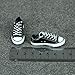 MonkeyJack 1/6 Female Casual Canvas Shoes for 12in. Hot Toys Phicen Kumik Figure Black