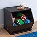 KidKraft Wooden Single Storage Unit - Espresso Children's Toy Organizing Furniture, Gift for Ages 3+