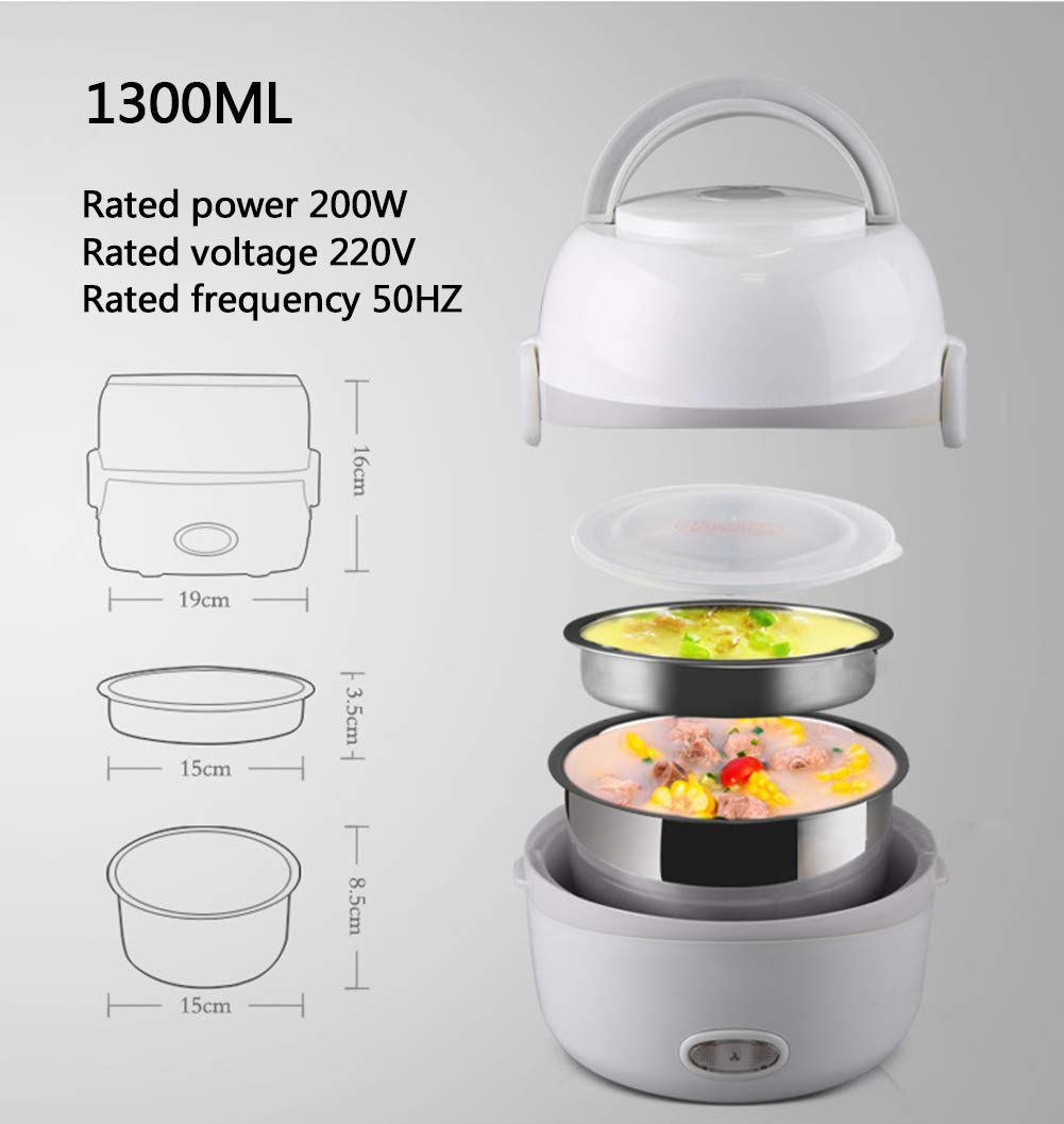 Fiambrera Electrica 220V Portátiles Bandeja Extraíble Acero ...