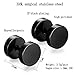 Feramox Stainless Steel Mens Womens Stud Earrings Set Ear Piercing Plugs Tunnel Punk Style(7MM)
