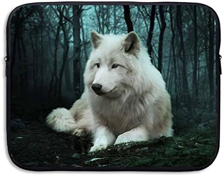 Jess Laptop Sleeve Bag White Wolf Cover Computer Liner Package Protective Case Waterproof Computer Portable Bags