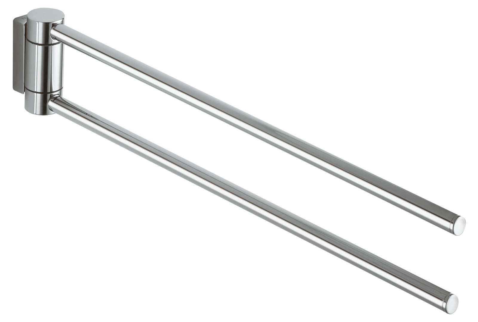 Keuco Plan 14919010000 Hand Towel Rail 2-Parts 30 cm Chrome-Plated