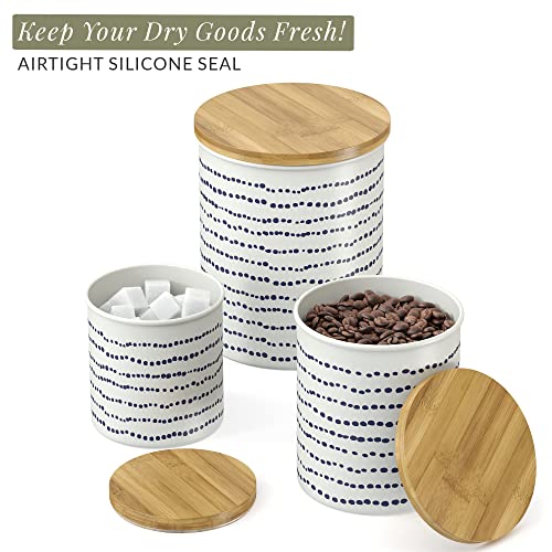 Modern Market Canister Sets for Kitchen Counter, Vintage Kitchen