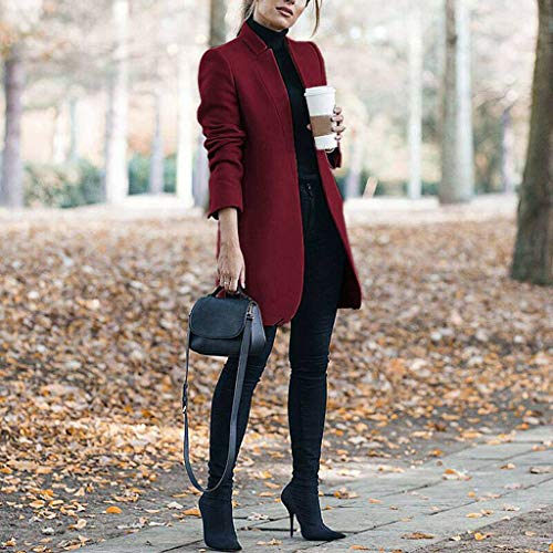 Onefa Women Winter Coat, Ladies Fashion Cardigan Coat Trench Jacket Warm Long Overcoat Outwear