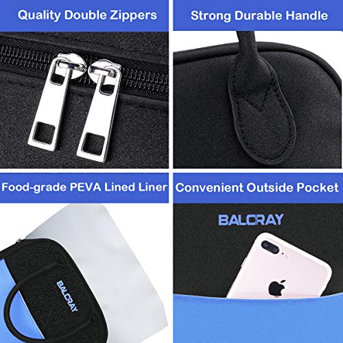 image for BALORAY Lunch Bag Leakproof Reusable Multi-functional Lunch Tote for W