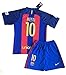 Messi #10 NEW 2016-2017 FC Barcelona Home Jersey & Shorts for Kids/Youth