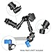 Neewer Aluminum Alloy Articulating Magic Arm - 7 Inches/ 17.78 Centimeters, with 15mm Rod Clamp for Mounting LED light, Monitor, Flash to DSLR Camera or DSLR Movie Rig