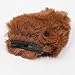 BAOPLAYKIDS Cat Fox Wolf Long Fur Ears Hair Clip Headwear Cosplay Halloween Costume (Brown&Pink)