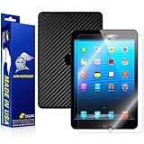 ArmorSuit MilitaryShield - iPad Mini Screen Protector Shield + Black Carbon Fiber Film Protector & Lifetime Replacements