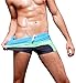 Men's Color Swim Briefs Square Leg Swimwear Trunks Beachwear Shorts