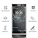 Pulen Screen Protector for Sony Xperia XA2,HD 3D Full Coverage Scratch Resistant No Bubble Easy-Install 9H Tempered Glass Anti-Fingerprint Film for Sony Xperia XA2 (Black)