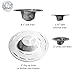 BBInfinite 5 Pack Drain Stopper - Bathtub Sink Strainer Shower Drain Hair Trap Hair Catcher Bath Tub Protector Drain Cover for Floor Laundry Kitchen and Bathroom