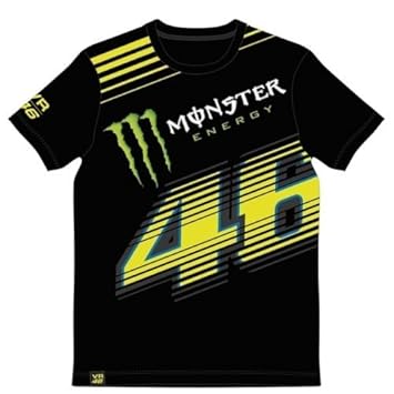 Valentino Rossi Tee Graffio 46 Monster Black, MOTOGP, VR147004
