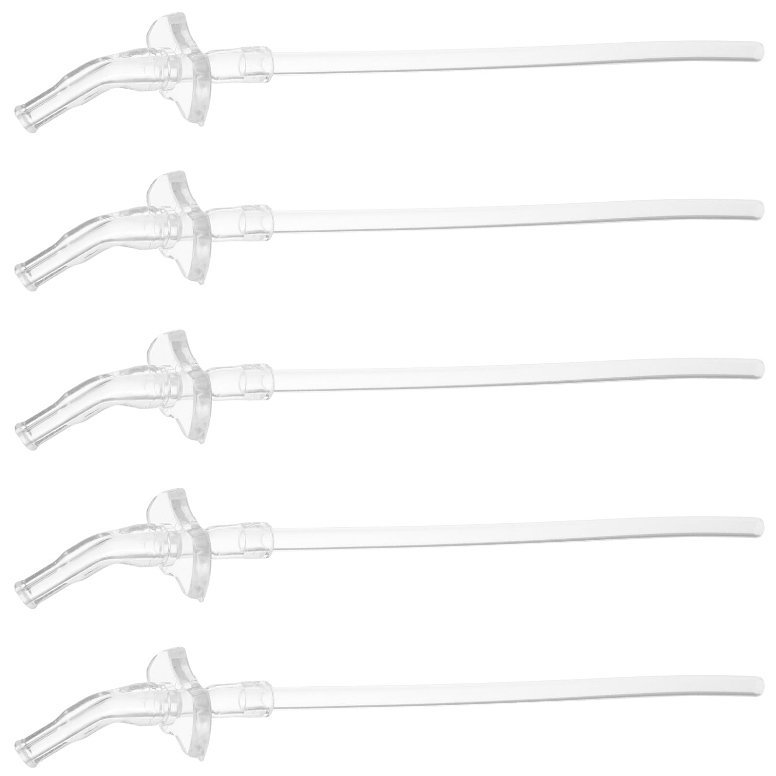 MAGICLULU 5 Sets Silicone Straw Water Cup Straw Replacement Washable Bottle Water Bottle Silicone Replacement s Smoothie Juice Liquid Silicone Child Household