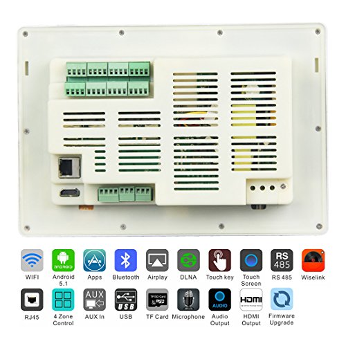 HELMER in Wall Bluetooth Amplifier with WiFi, MultiRoom Android Stereo