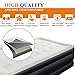 Twin Air Mattress with Built-in Pump - AirExpect Inflatable Mattress Double High Elevated Raised Airbed Blow up Bed for Guests with Comfortable Quilt Top, 80×39×19 Inches