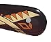 RangeMaster Decorated Australian Wooden Boomerang - Aboriginal Art Style