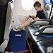 Tripley Foot Rest Travel Pillow - Large Inflatable Footrest for Airplanes, Cars, Home