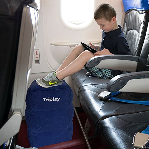 inflatable footstool for plane