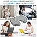 Coccyx Orthopedic Memory Foam Seat Cushion for Office Chair, Car, Wheel Chair and Bleachers, with Handle Anti-Slip Bottom. Relief from Back, Sciatica, Tailbone and Hemorrhoids Pain(Gray)