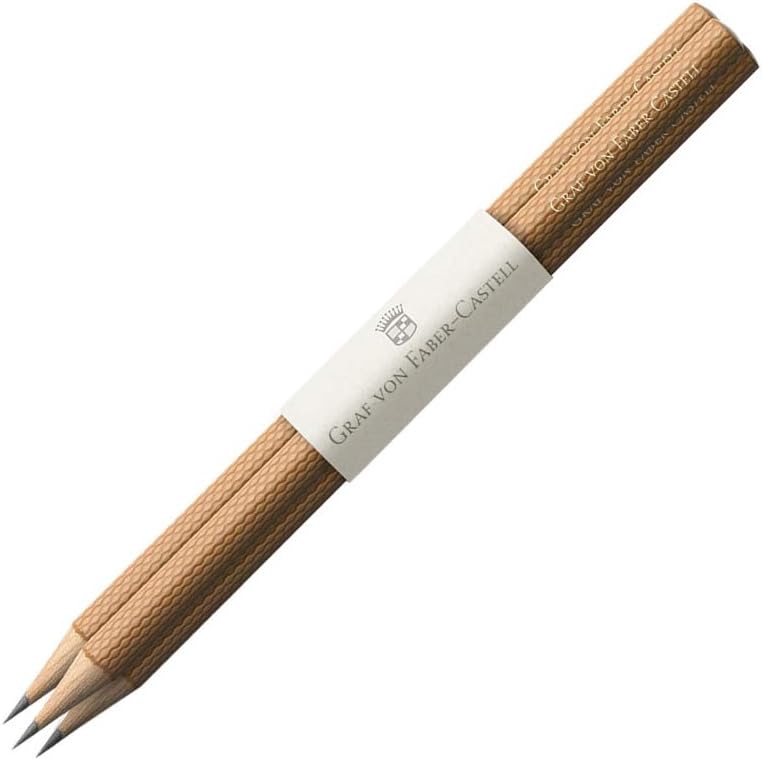 Graf von Faber Castell Guilloche Pencil in Brown 3x, 1 count (Pack of 3)