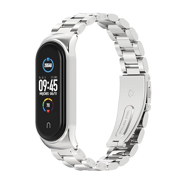 Bracelet For Mi Band 5 6 7 Strap Mi Band 6 7 Stainless Steel Metel - View #9