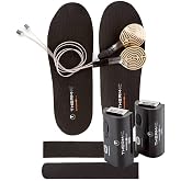 Therm-ic 1 Pair Ultra Warm Long Lasting Insole Set Heat Flat + 1 Pair of C-Pack 1700 B Bluetooth Batteries Boot Heaters