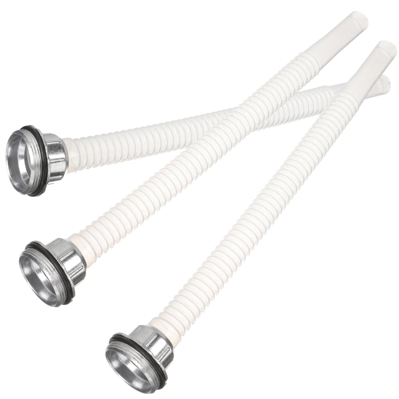 Photo 1 of 3Pcs Flexible Spouts for Gasoline and Cans Nozzle Replacement Kit with Aluminum Tips Ideal for 5 Gallon