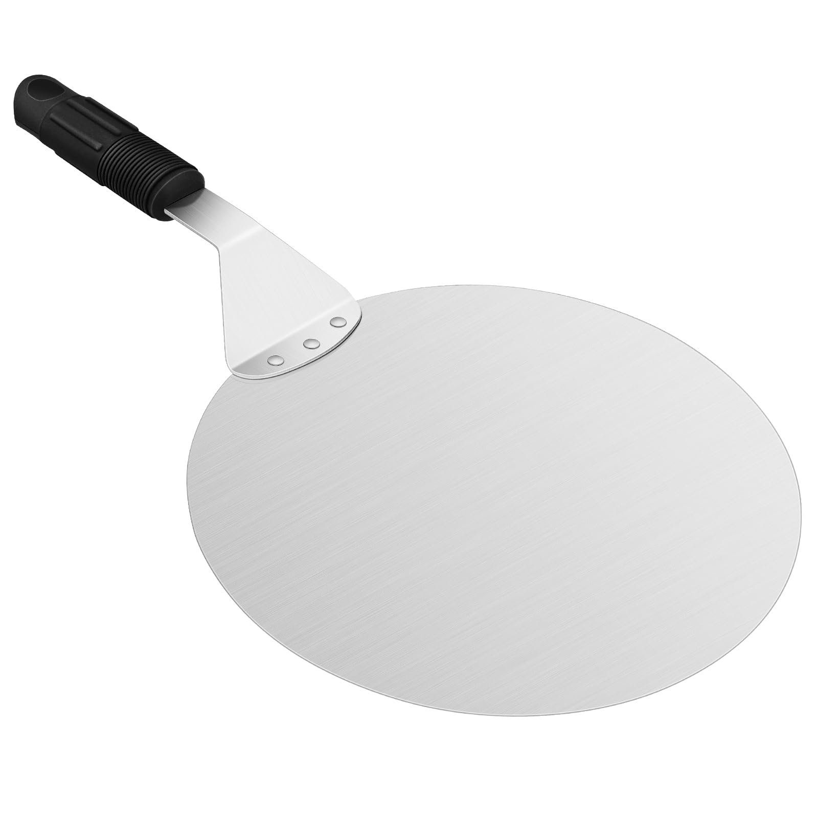 Asdirne Pizza Peel, Pizza Paddle with Plastic Handle and Stainless Steel Metal Tray for Homemade Pizzas, Pastries, Dough, Bread, Cakes etc, Heavy Duty Pizza Paddle, 10 Inches — image 1