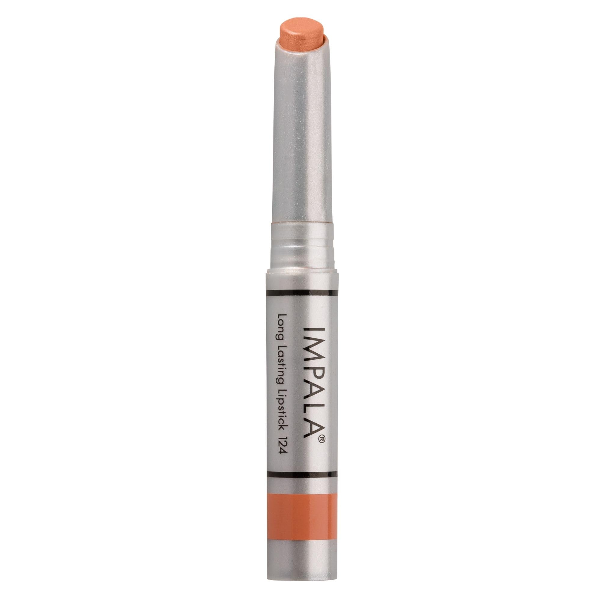 IMPALA - Long-Lasting Lipstick | Hydrating Lipstick with Full Coverage | Moisturizes and Nourishes I Color Peach 124