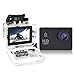 YUNTAB Sport Action Camera Vlog DV, HD 1080P 2.0 inch, 5MP, 120 Degree Wide-Angle, 30m Underwater Waterproof Camcorder(Black)