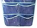 MISSLO Hanging Closet Dual-sided Organizer Bra Underwear Socks Jewelry Storage 42 Pockets, Blue