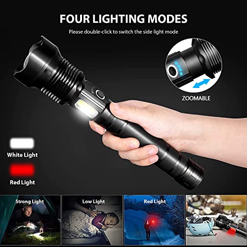 Lylting Flashlight High Lumens, 100000 Lumens Rechargeable Led