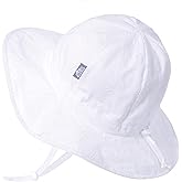 JAN & JUL Adjustable Cotton Floppy Sun Hat with 50+ UPF Protection for Girls