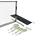 Verus Sports TG415 Deluxe Portable Pickleball Set (Includes 4 Pickleball Paddles, Balls and Net)