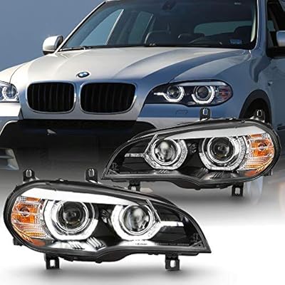 ACANII - Faros delanteros para BMW E70 X5 2007 – 2010 [HID w/AFS ...